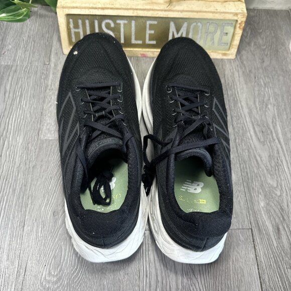 New Balance 1080 V13 Men’s Size 12.5 D Med Running Shoes M1080B13 black/white main image 7